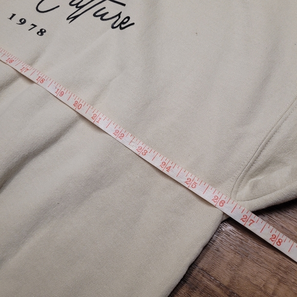 New! Righteous Culture Men's Crewneck Beige/Black Sweatshirt Sz 2xl - Picture 5 of 7